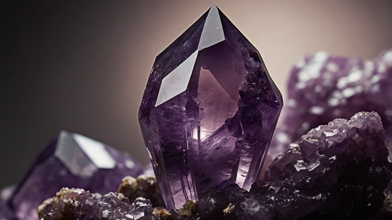 Close-up of Amethyst Scepter